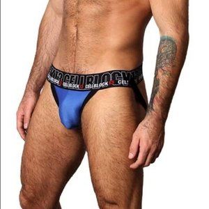 CellBlock 13 Blue Back Alley Jockstrap w/ sling